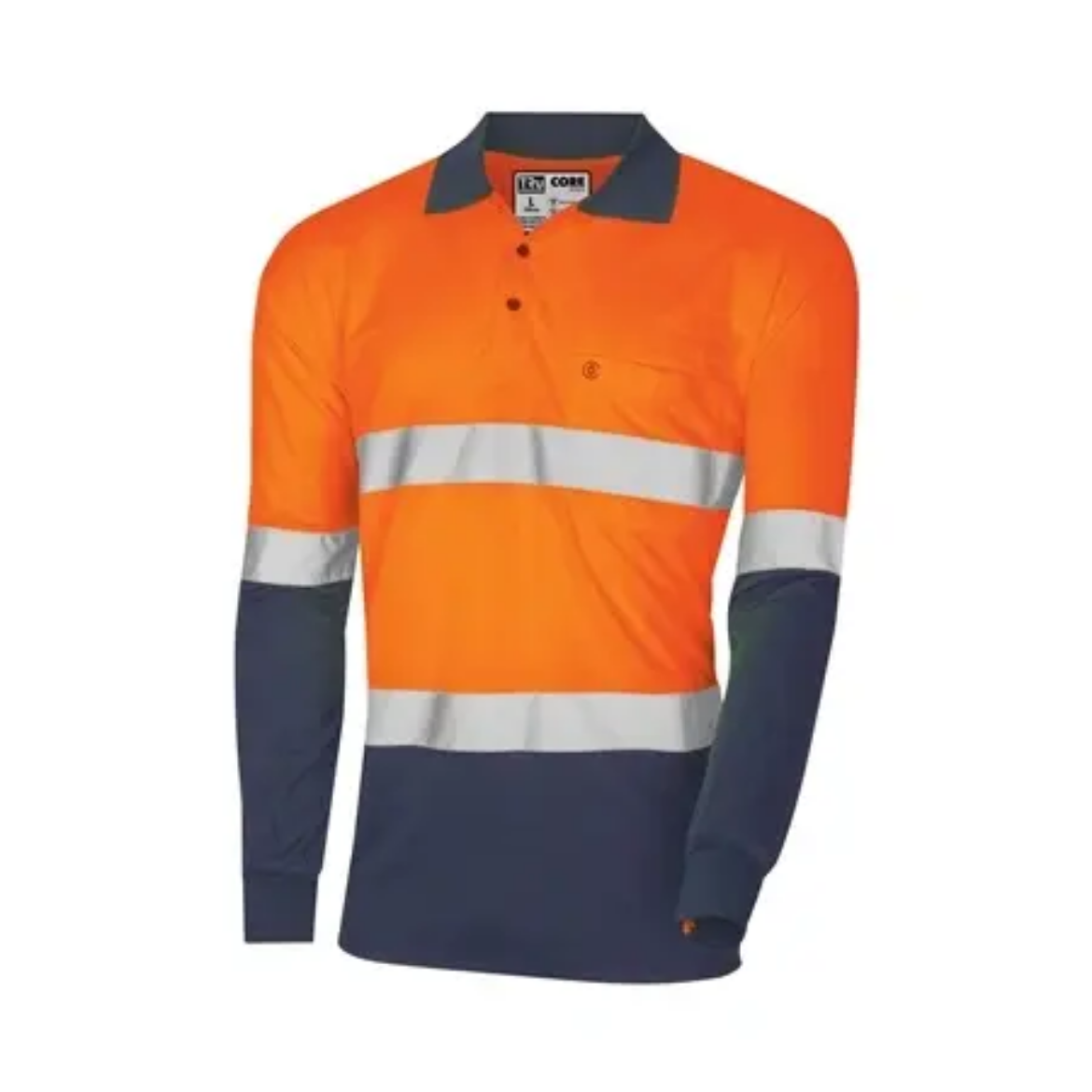 Picture of Tru Workwear, L/S Two Tone Polo